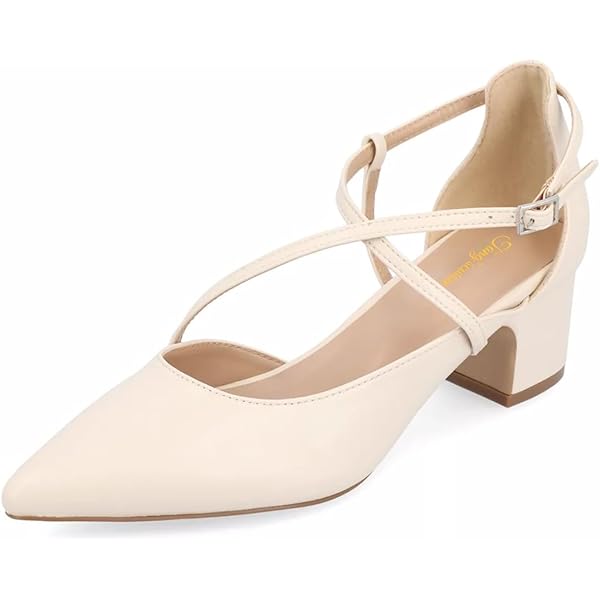 Amazon.com | Journee Slingback Bow Knot Slip On Mule Buckle Ankle